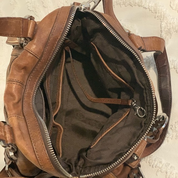 MICHAEL Michael Kors Brown Leather Satchel - Picture 5 of 5